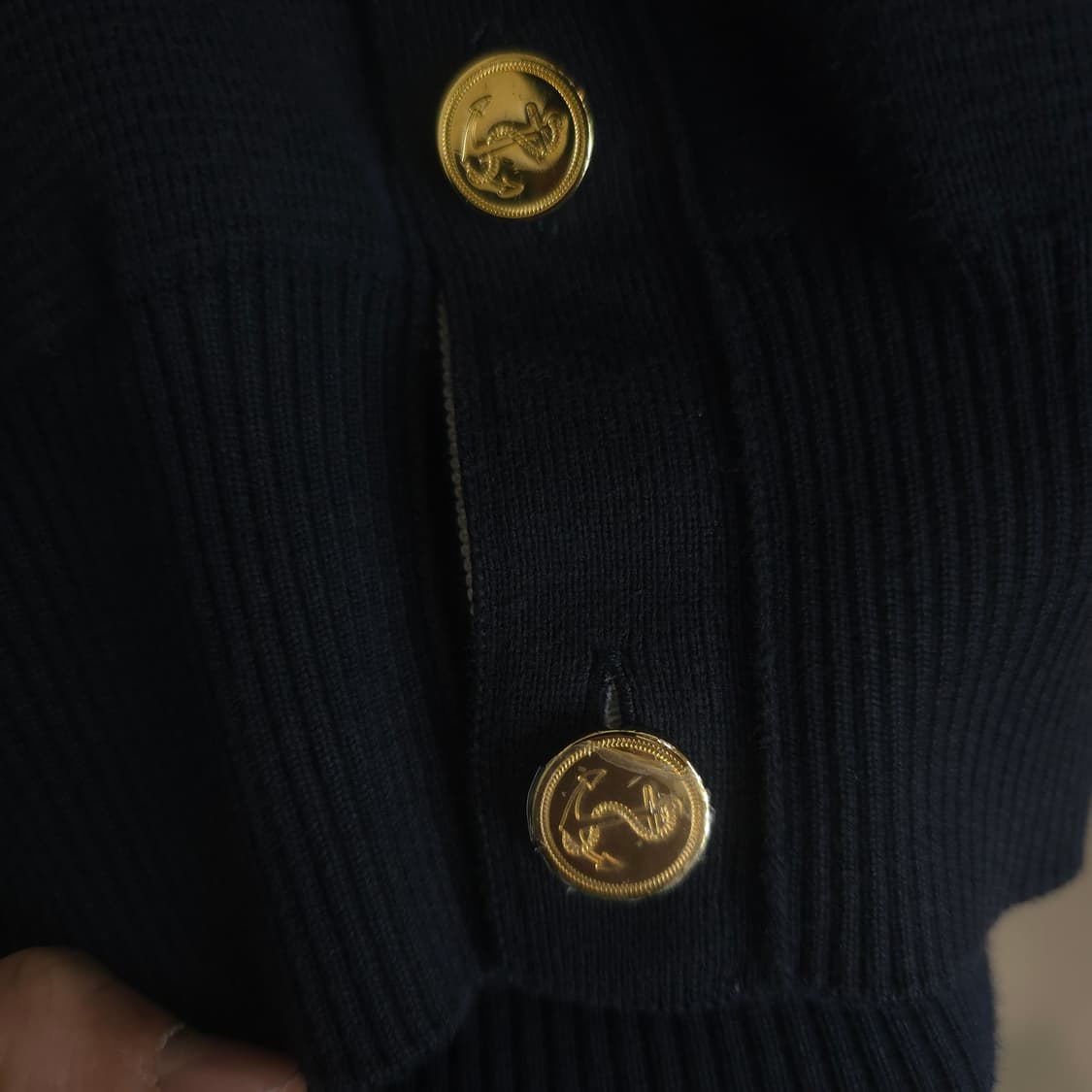 [중고/정품] 톰브라운 밀라노 스티치 가디건 네이비 상품이미지4