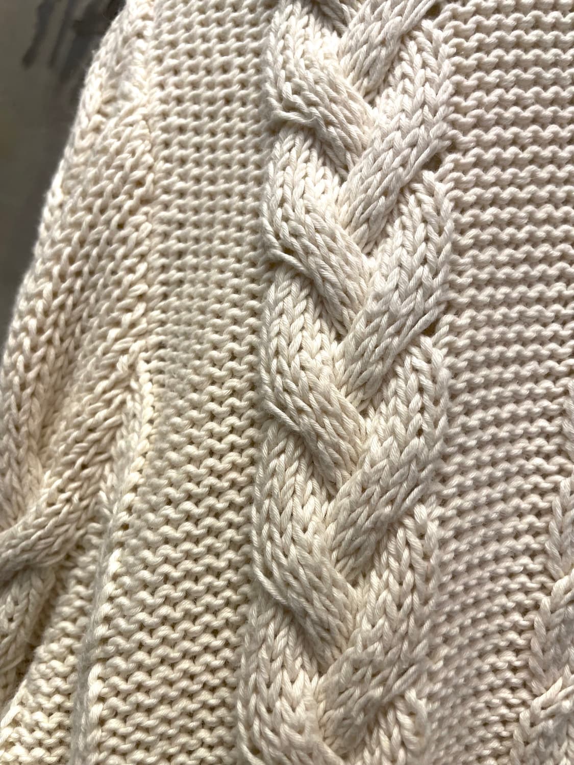 폴로 랄프로렌 아이보리 케이블 니트 66~77 상품이미지7