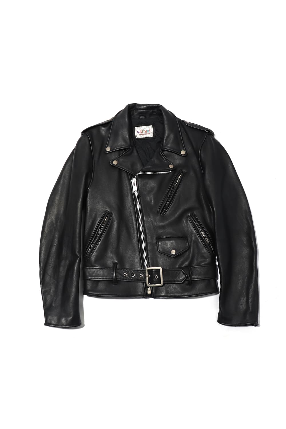 NAF NAF 90s 카우레더 라이더 재킷 women Free 상품이미지1