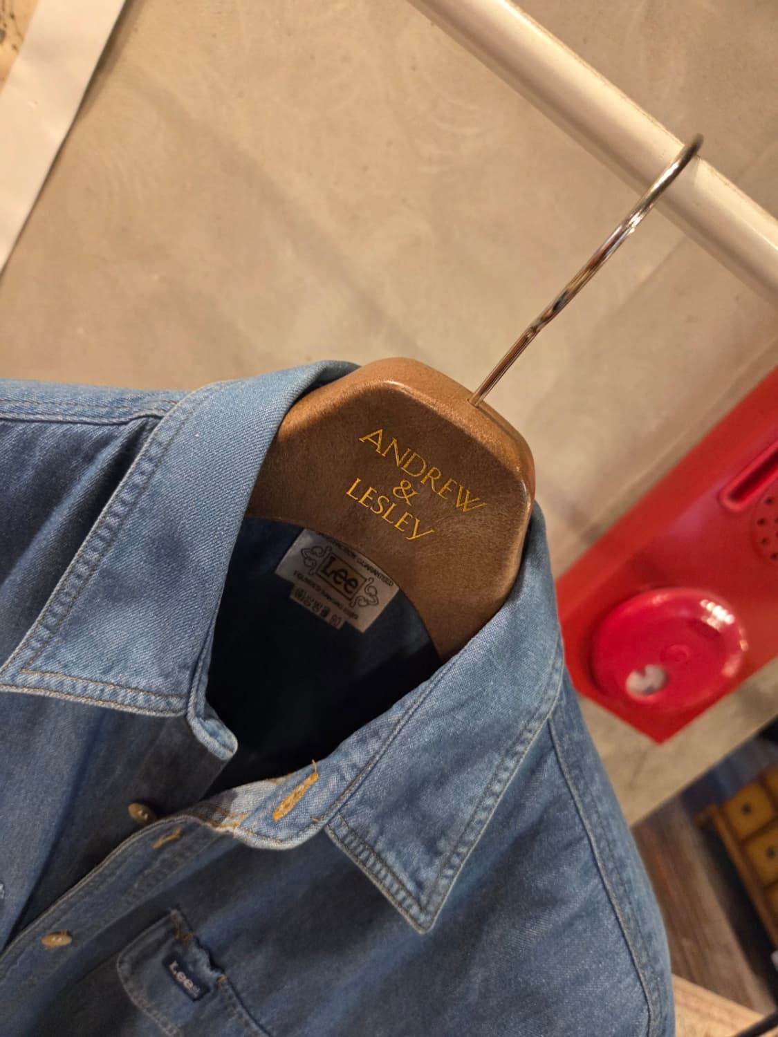 90'S 리 데님셔츠  상품이미지3