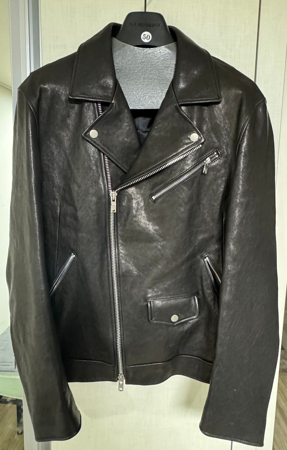 느와르라르메스 가죽자켓 50 사이즈 상품이미지1