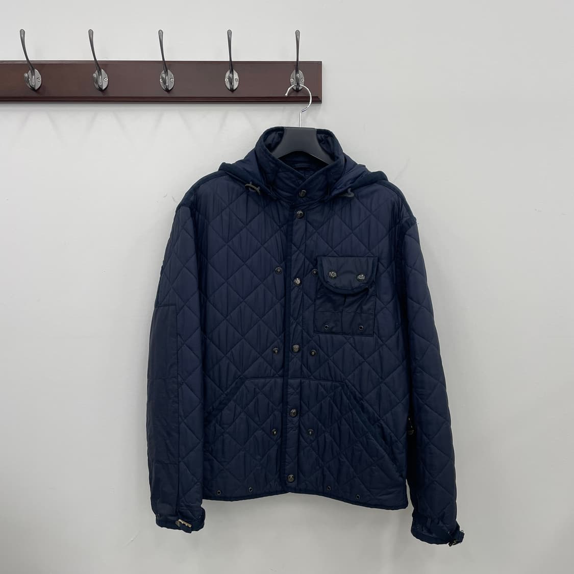 폴로 랄프로렌 네이비 퀼팅 후드 자켓 상품이미지2