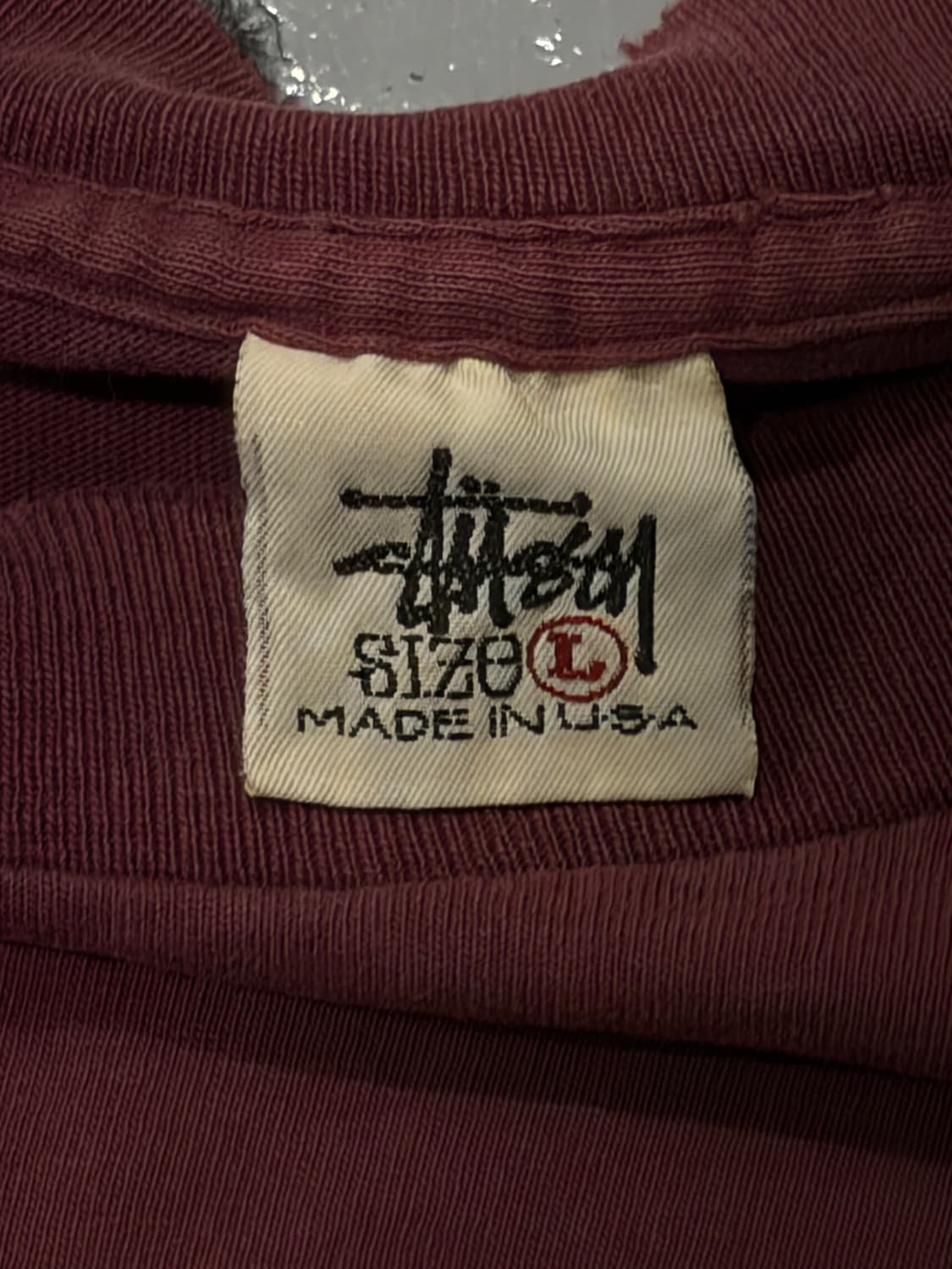스투시(stussy) 90s USA 싱글 스티치 상품이미지3