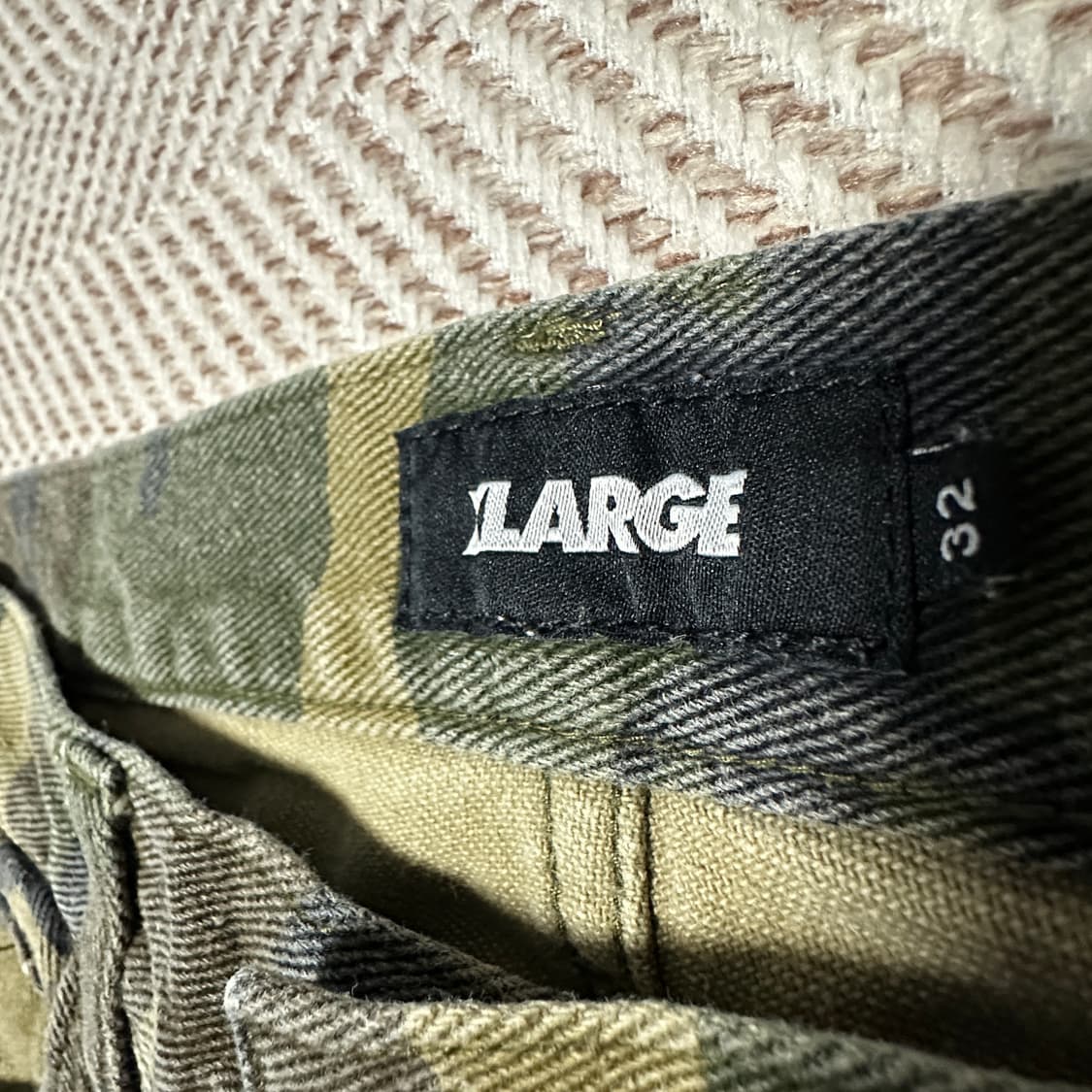 XLARGE patchwork camo pants 상품이미지3