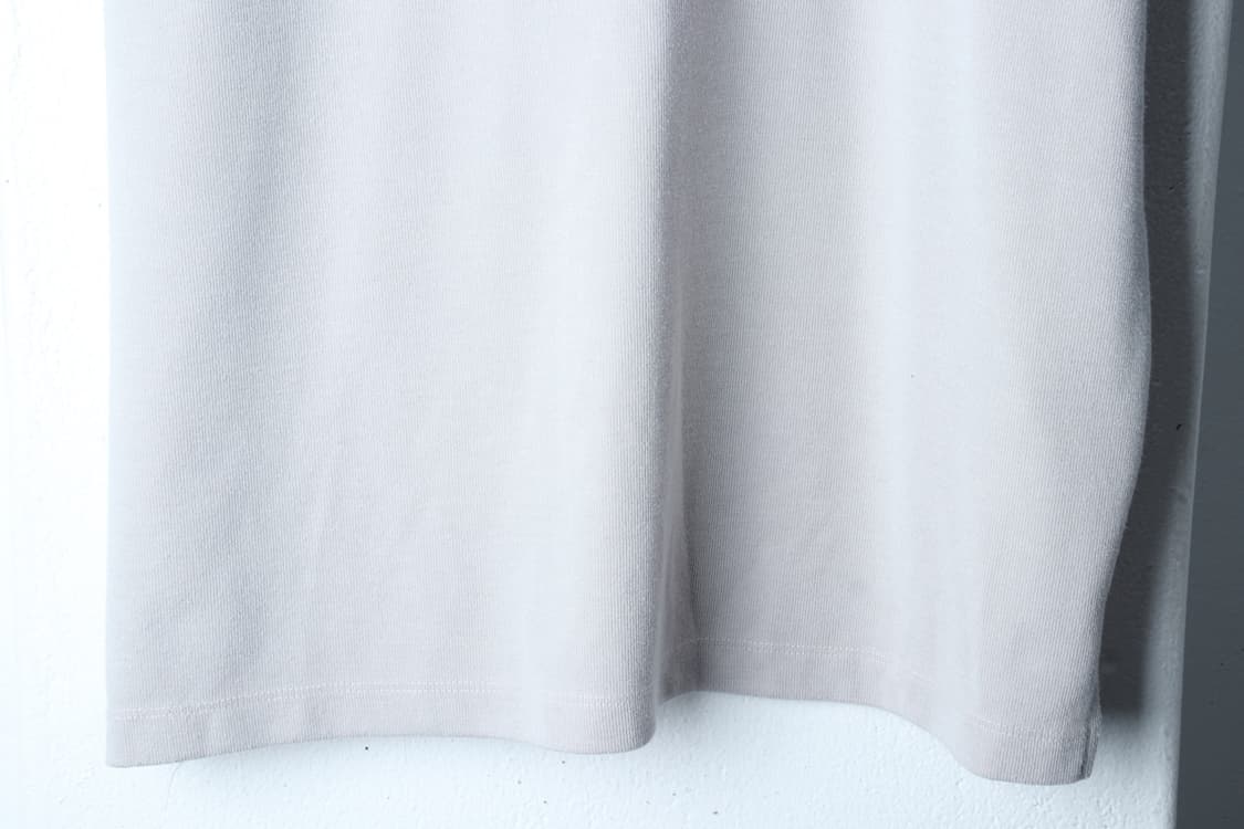(L-XL) 로건 반팔 티셔츠 헨리넥 라이트그레이 놈코어-H32171 상품이미지4