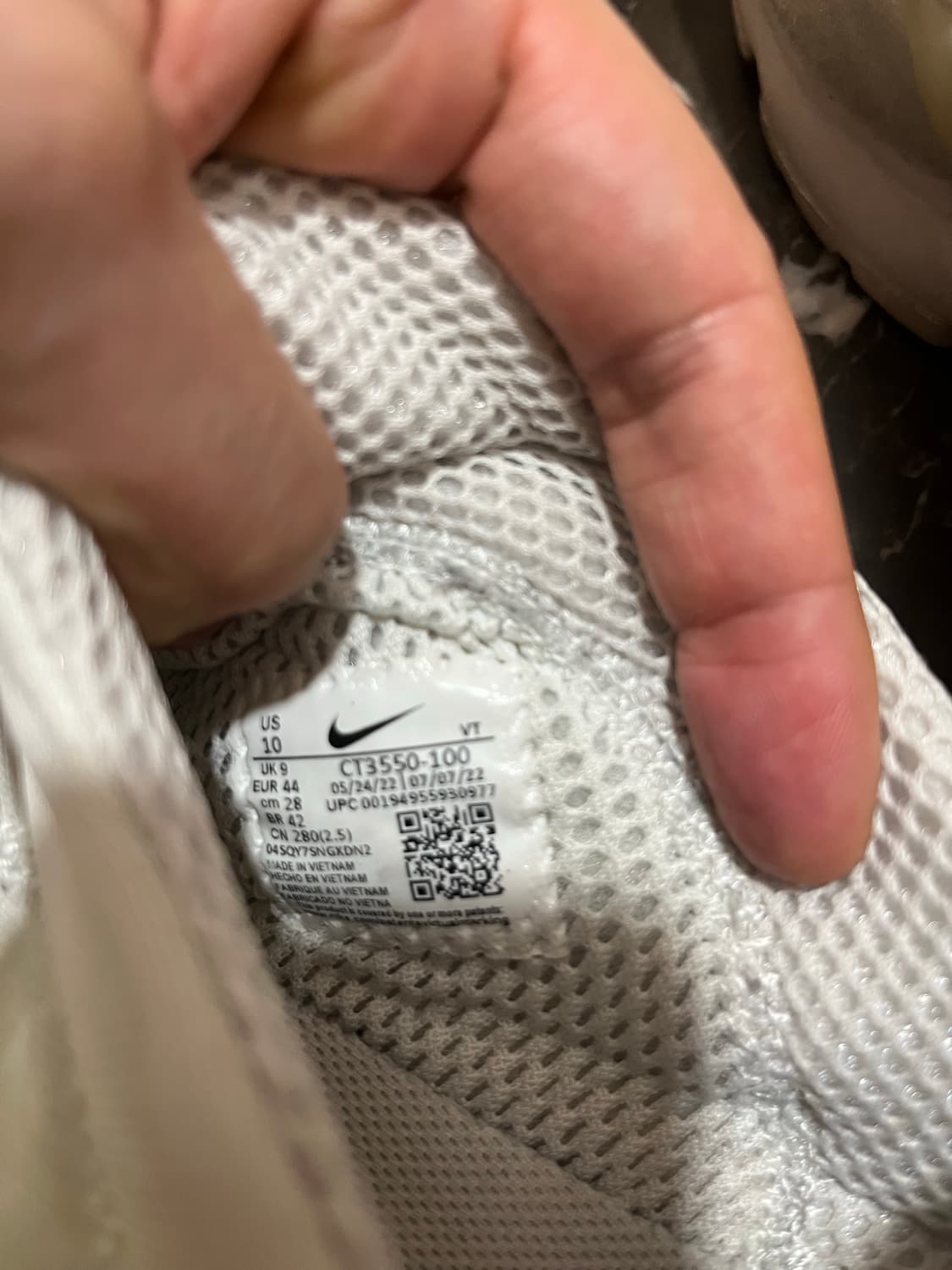 나이키 에어 프레스토 흰색 280mm 상품이미지6