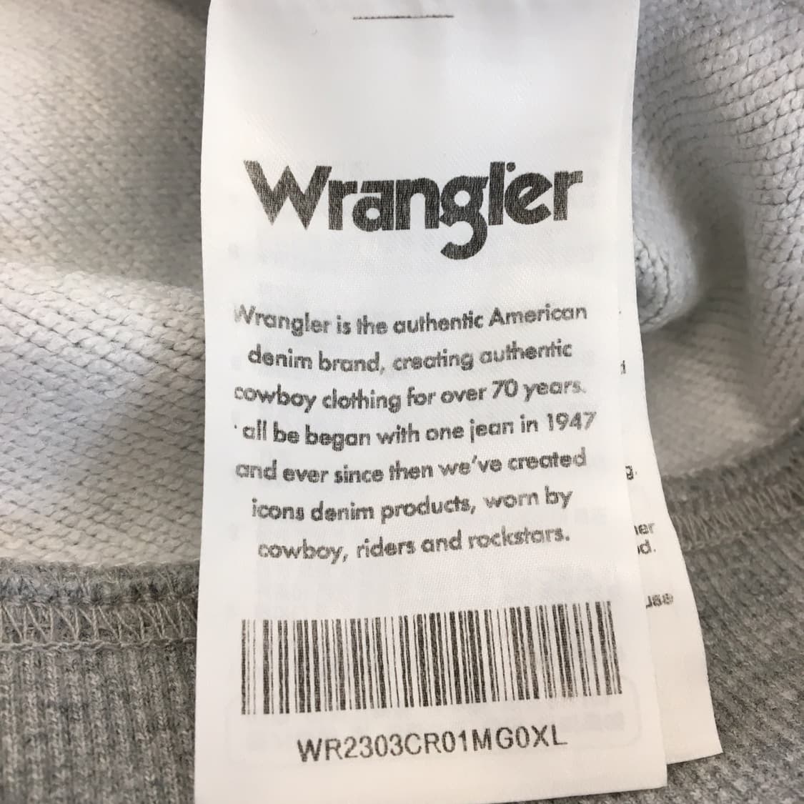 랭글러 USA 오리지널 레터링 스웻셔츠 XL  상품이미지6