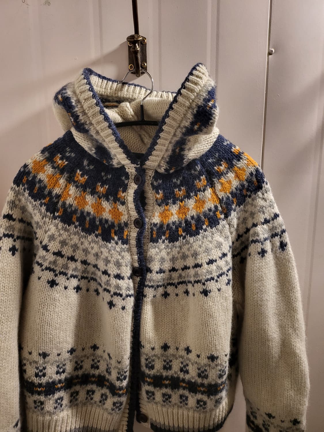 [FREE]URAGO 유라고 노르딕 후드 가디건 상품이미지3