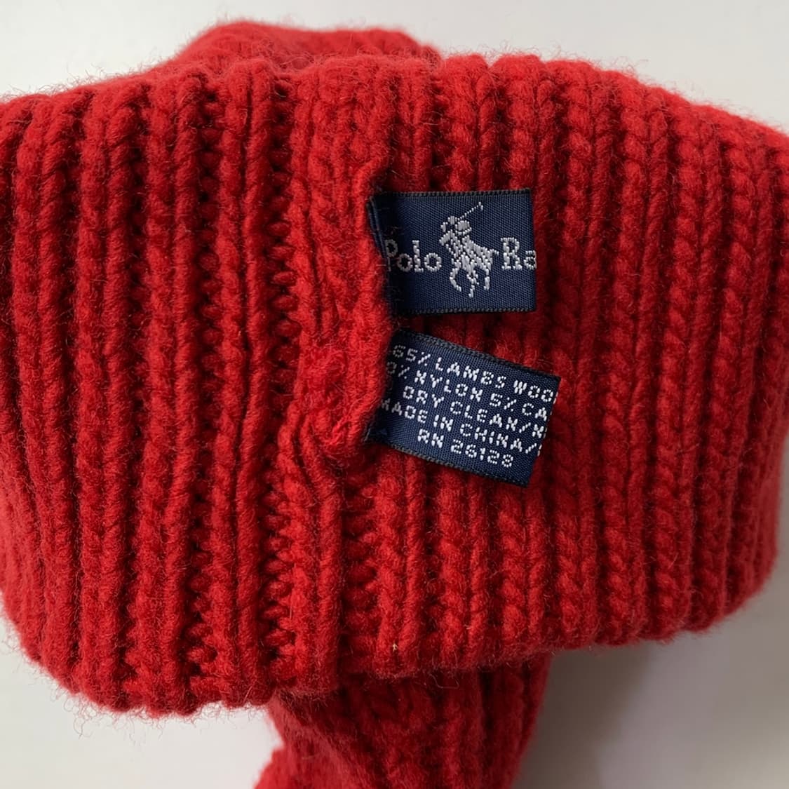 [OS/정품] 폴로 랄프로렌 레드 비니
 상품이미지4
