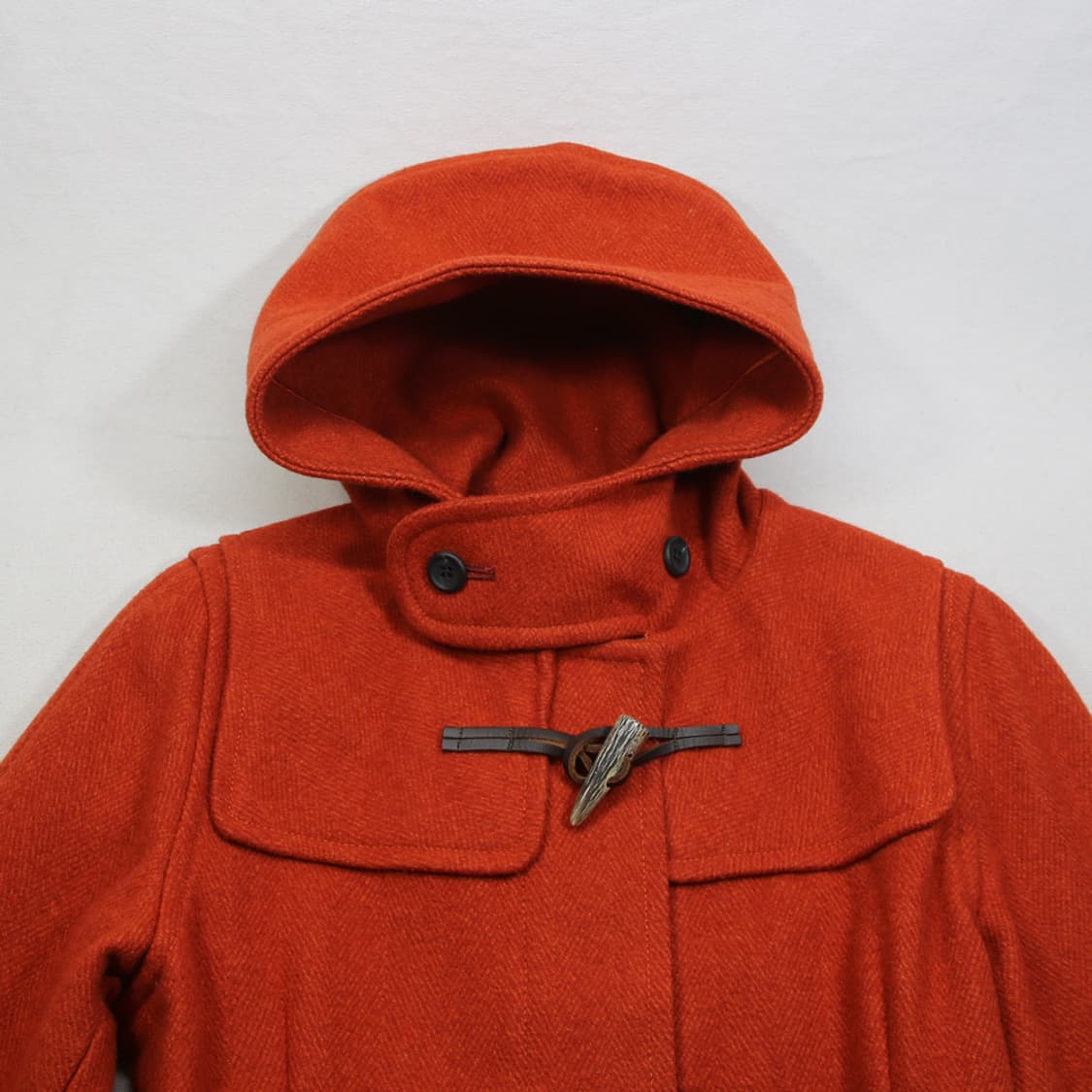 AIE 울 후드 더플 코트 (여성용 S) 상품이미지4