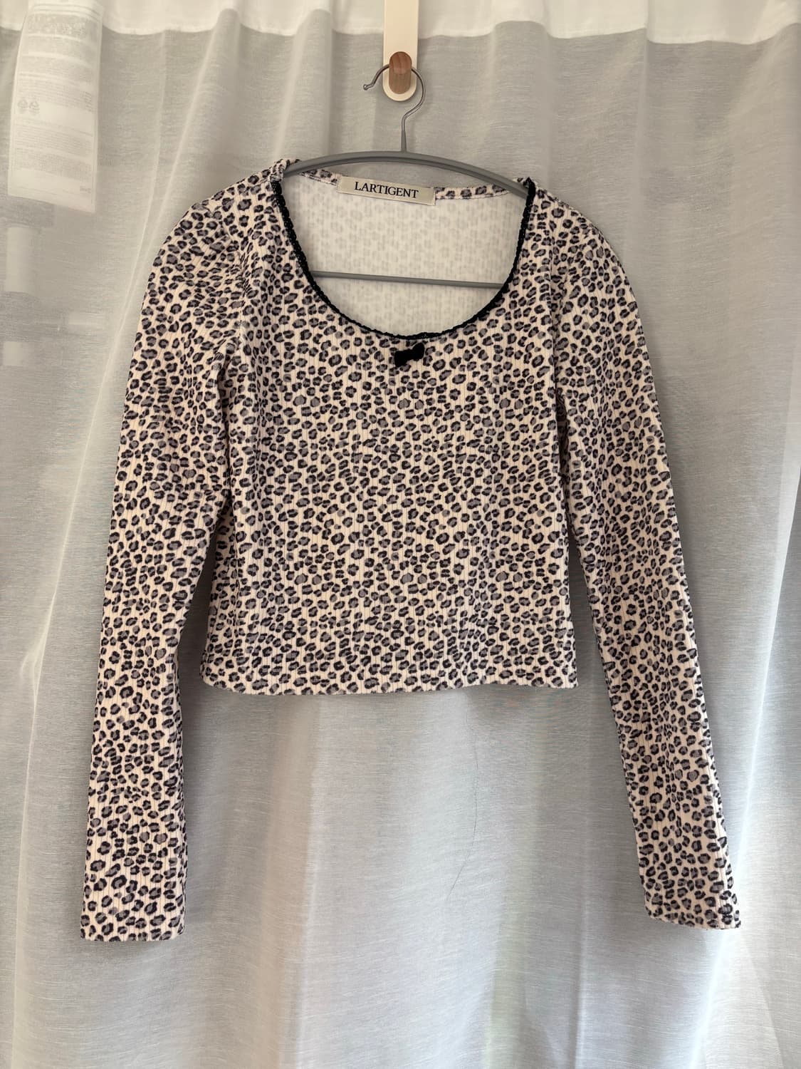 라티젠 LEOPARD T-SHIRT (BEIGE) 상품이미지1