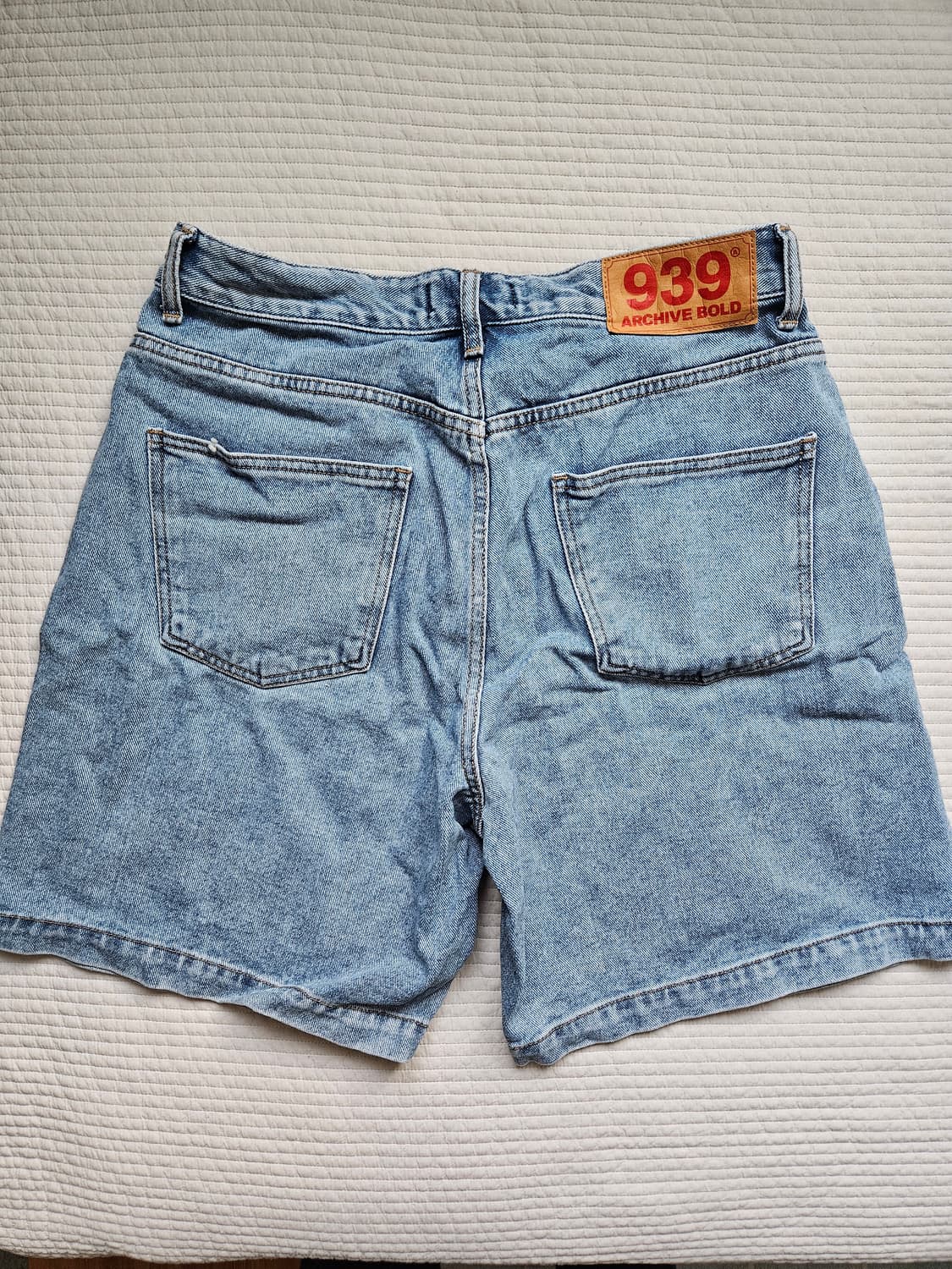 남여 공용/ 아카이브볼드 로고 데님 쇼츠 S 상품이미지8