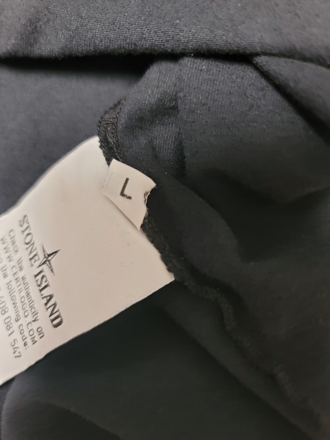 스톤아일랜드 아르키비오 블랙 긴팔 티셔츠 상품이미지3