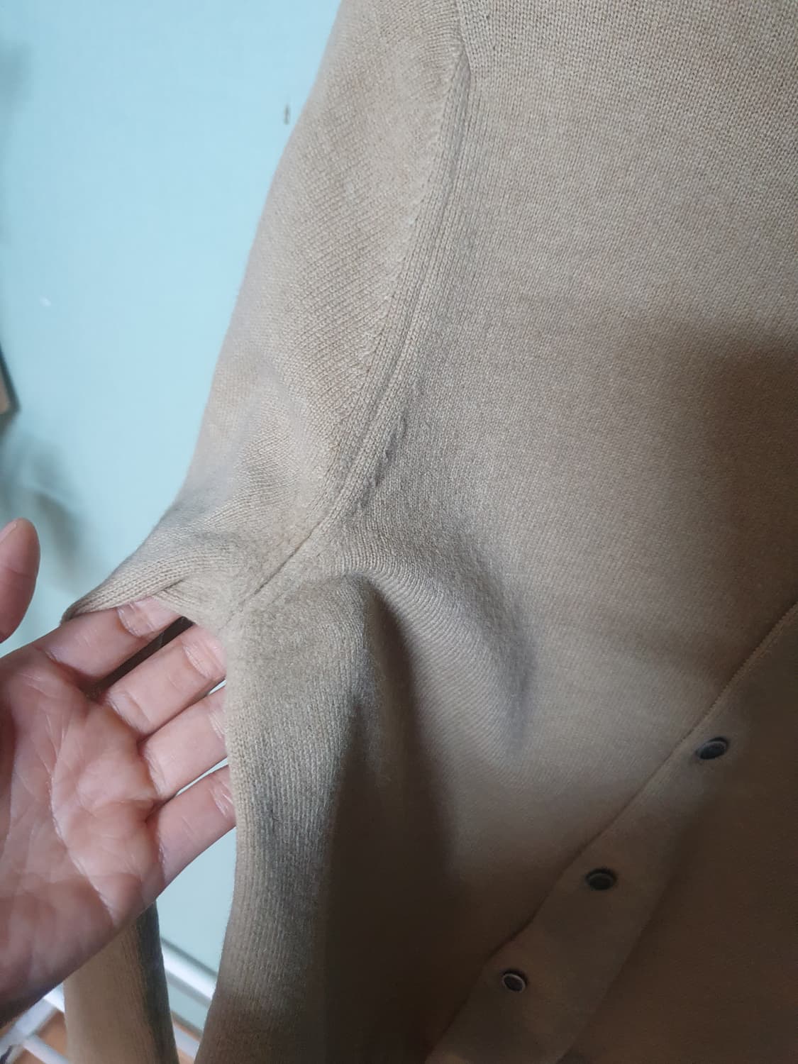 꼼데가르송 블랙와펜 가디건 L 상품이미지8