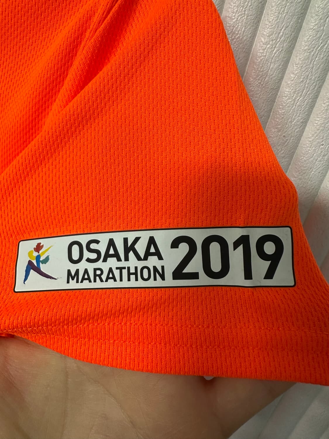 미즈노 MIZUNO 일본판 2019 오사카 마라톤 드라이에어로 기능성반팔 상품이미지6