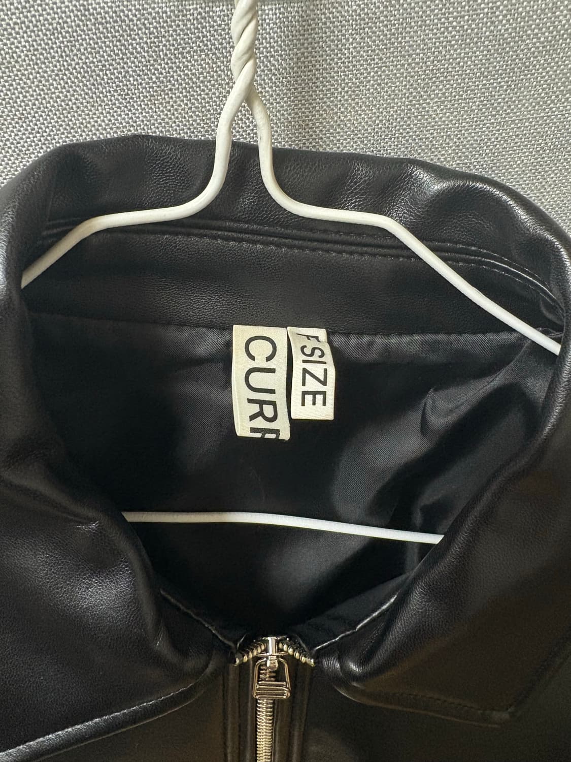 커렌트 싱글 레더 자켓 상품이미지5