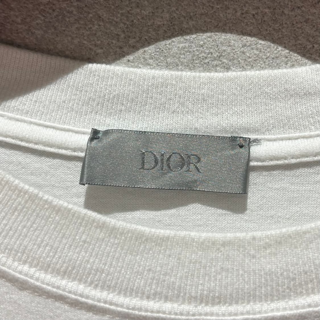 A+ / S (95) 디올 다이아몬드 반팔티 화이트 상품이미지3