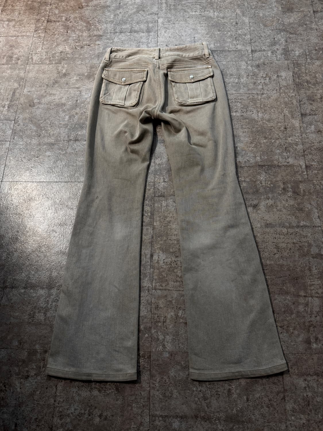 버튼 플레어 부츠 컷 데님 팬츠 상품이미지6