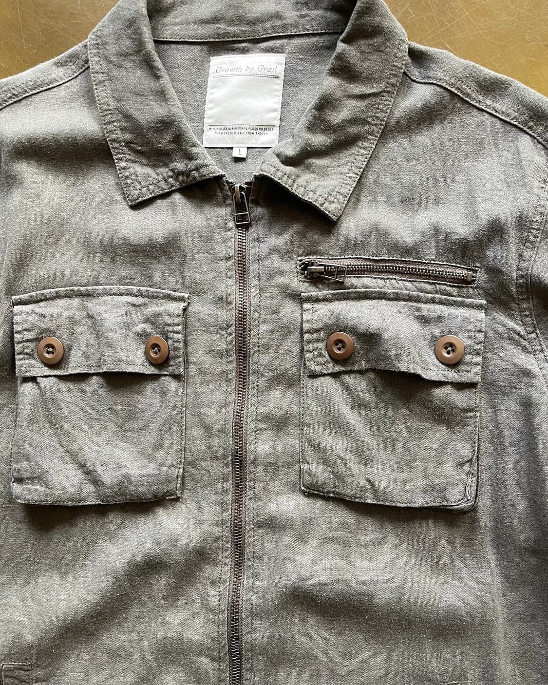 Growth by Grail Japan Military Linen JK 상품이미지6