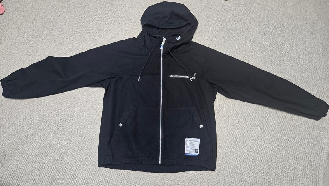 [50]미하라야스히로 22ss 블루슨후드자켓 검정 I07BL011 상품이미지1