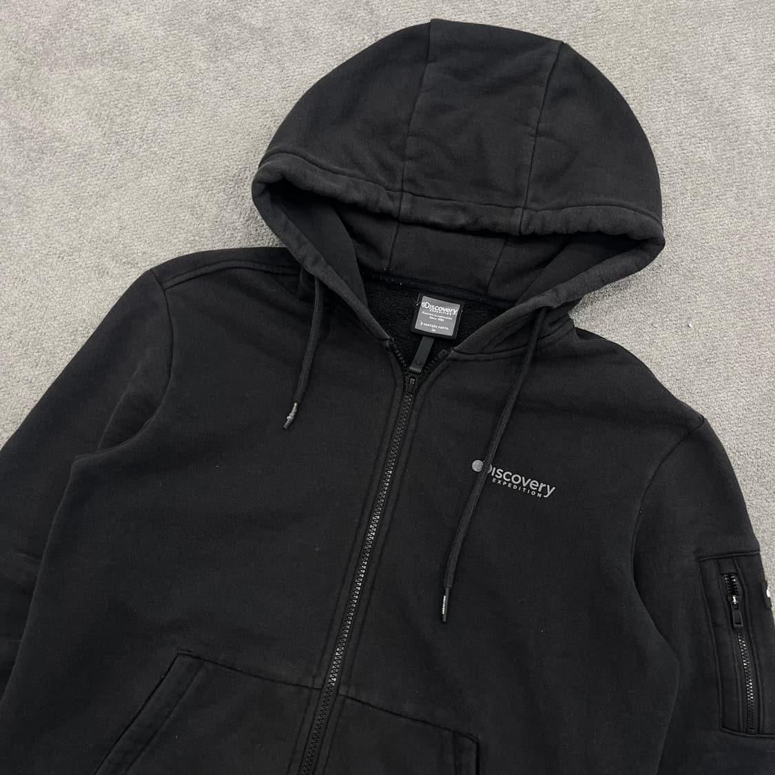 95 디스커버리 블랙 후드집업 상품이미지2