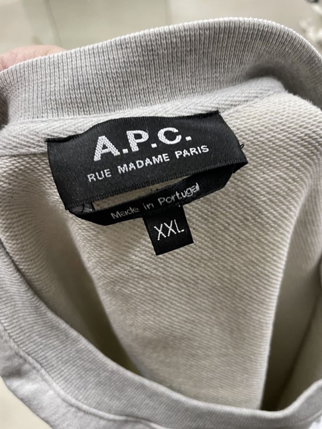 아페쎄 엘리엇 로고 프린트 맨투맨 xxl 상품이미지5