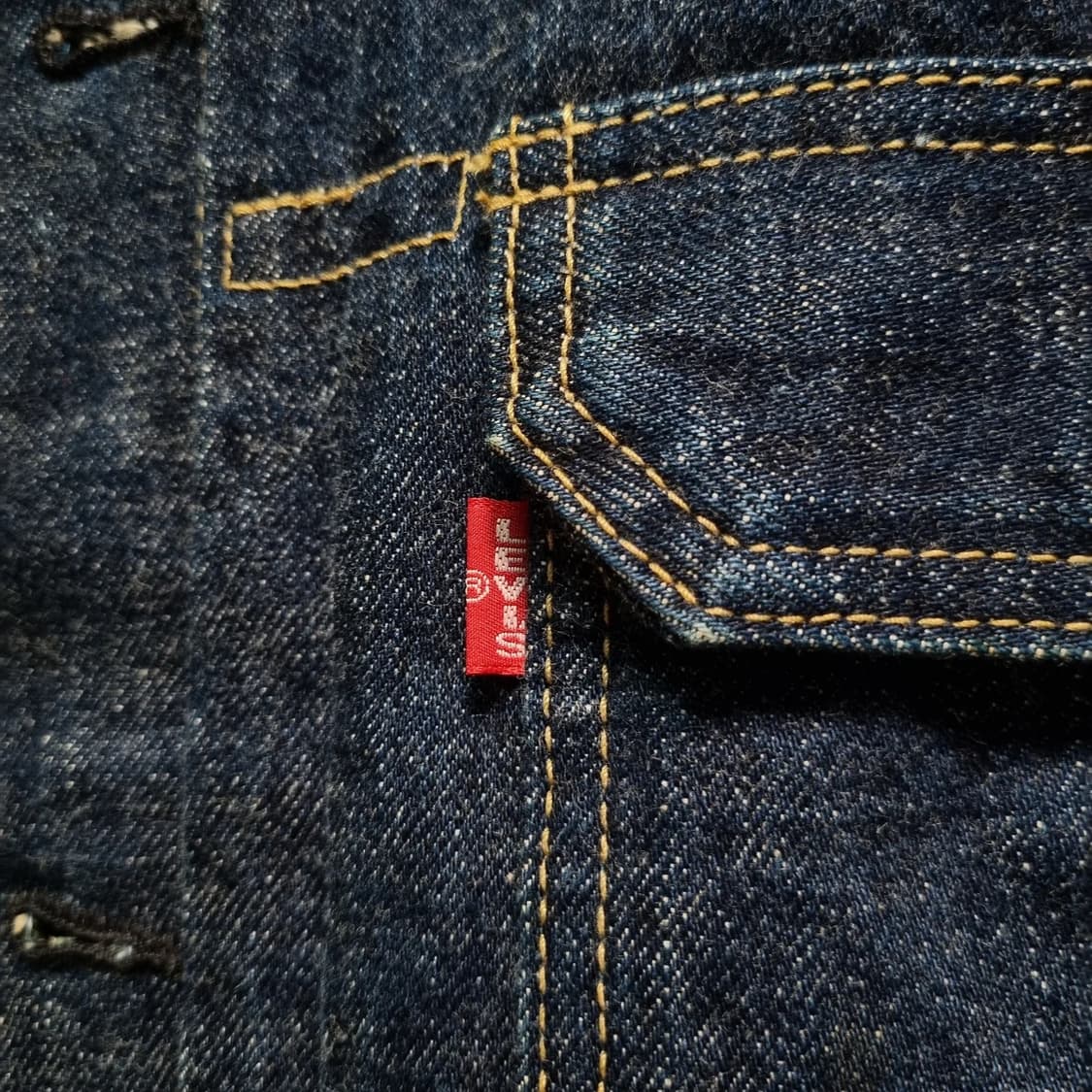 90s jpn 리바이스 2세대 507 데님자켓 40sz 상품이미지3