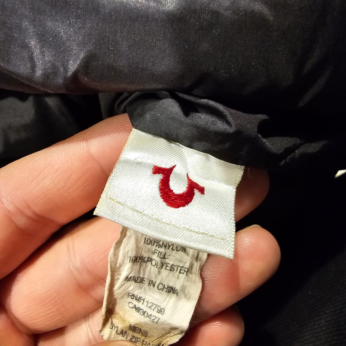 트루릴리전 경량 패딩 S 상품이미지5