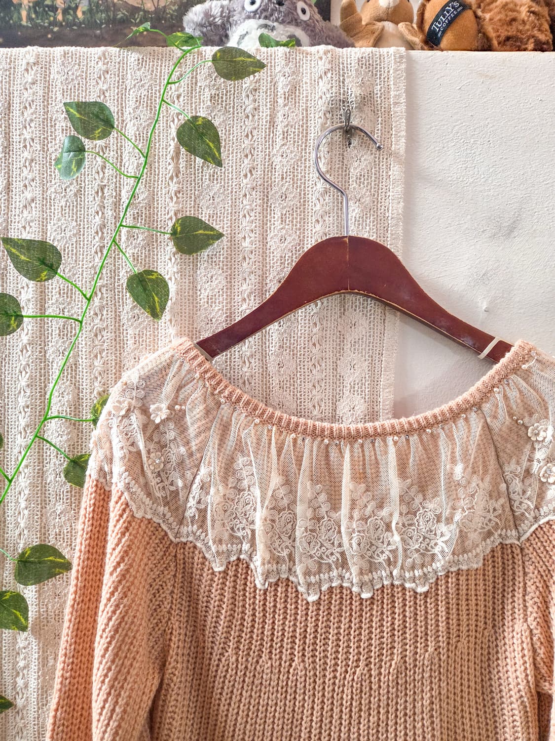 자몽 레이스 니트 상품이미지6