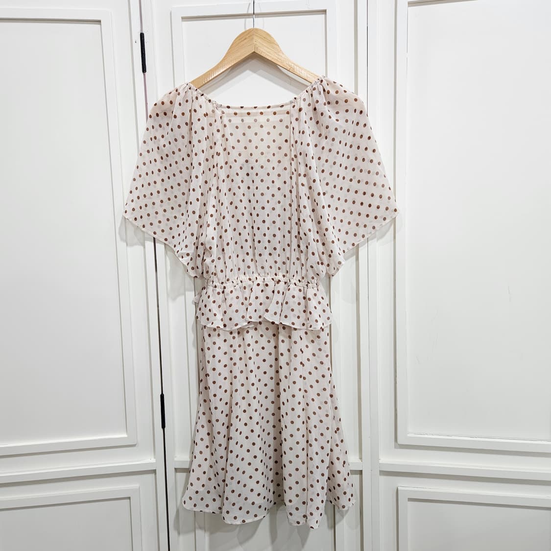 스나이델(snidel) 도트 리본 쉬폰 원피스 상품이미지6