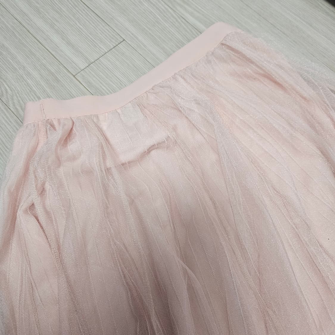 펄 샤 스커트 핑크 상품이미지2