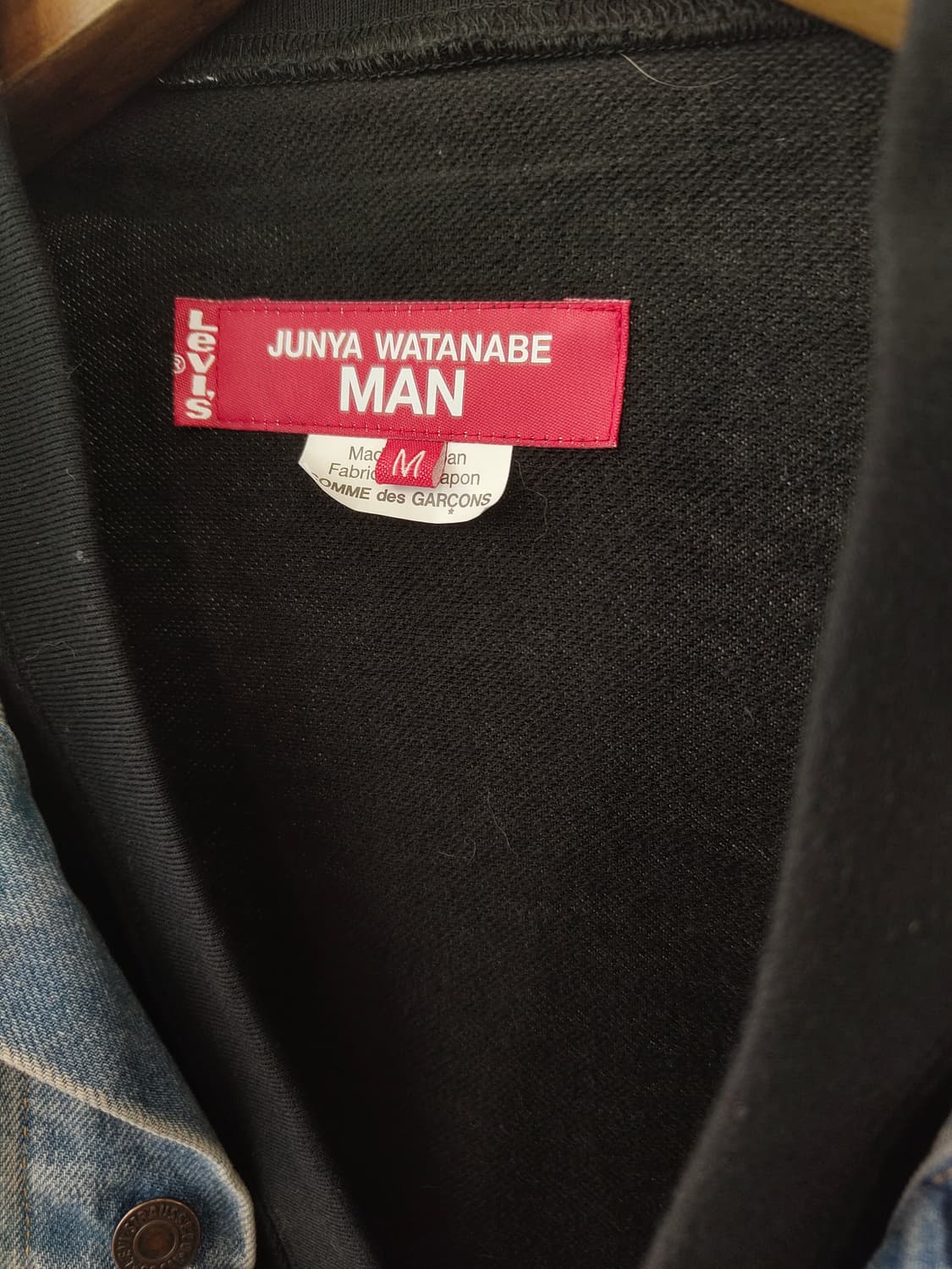 준야와타나베 리바이스 가디건 패널 자켓 상품이미지2