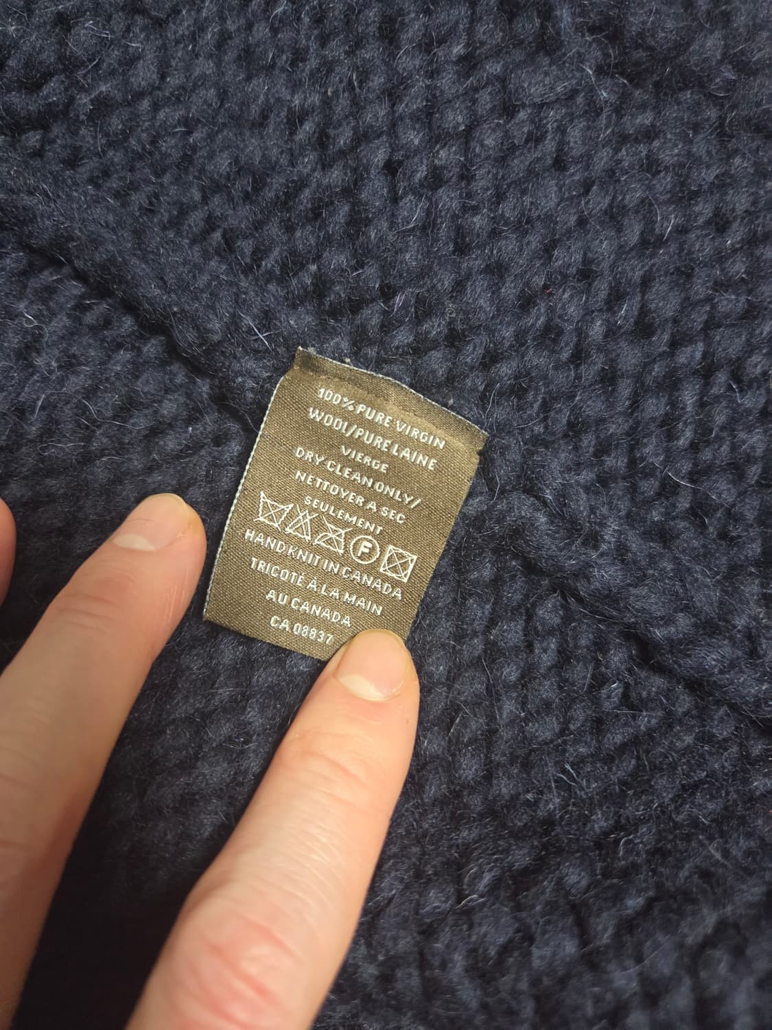 카나타 코위찬 짚업 카디건 자켓 네이비 상품이미지5