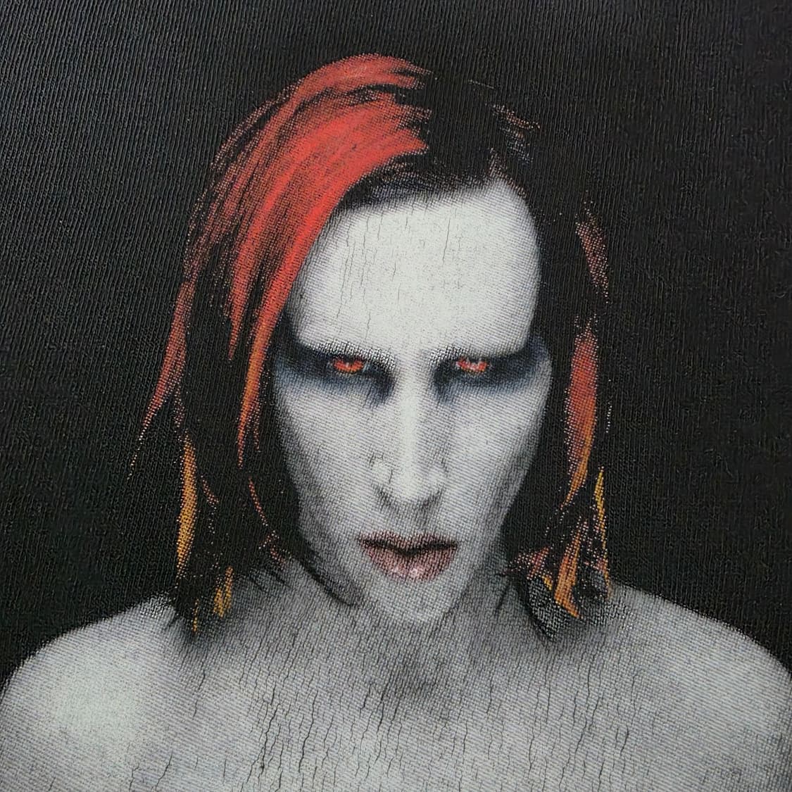 [XL] 90s 마릴린맨슨 매카니컬 애니멀 빈티지 밴드티 상품이미지4