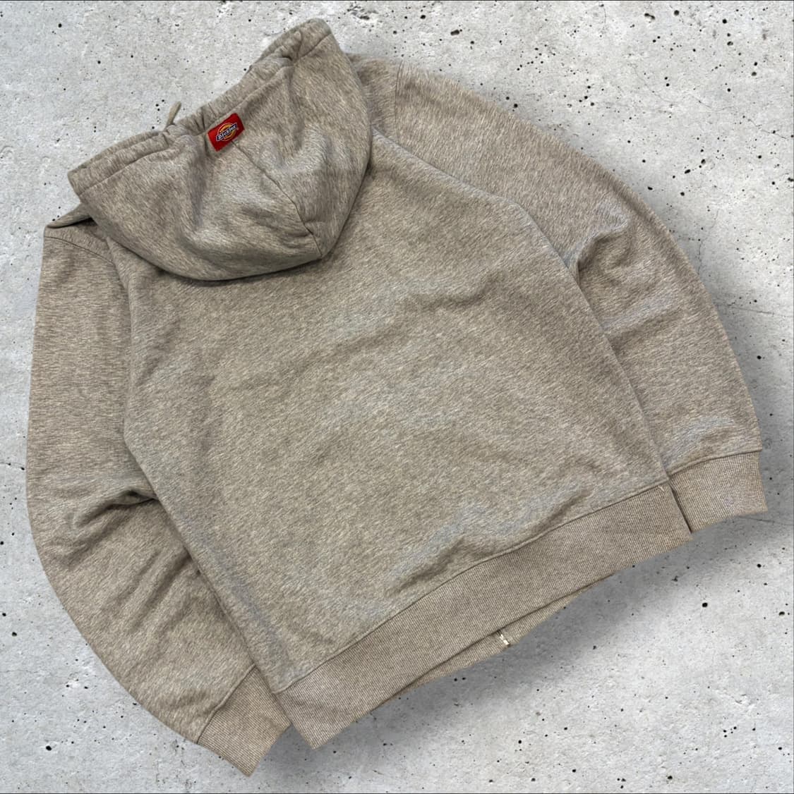 [S] 디키즈 빅로고 자수 스웻 후드집업 그레이 D761 상품이미지2