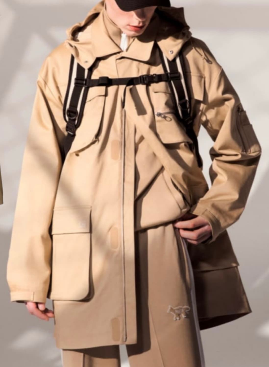 푸마x메종키츠네 롱 자켓 사이즈 105 상품이미지2