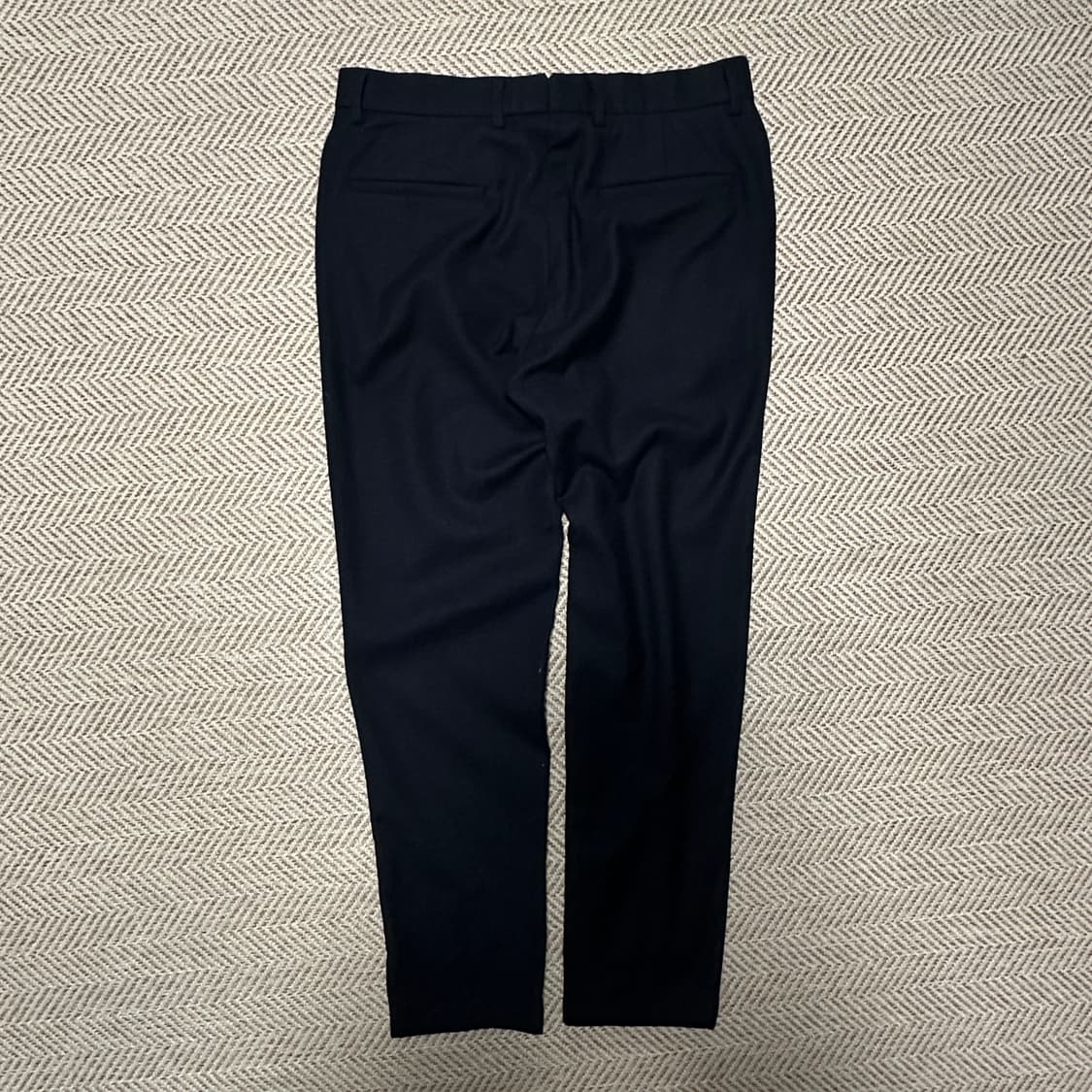 UNITED ARROWS wool slacks navy 상품이미지2