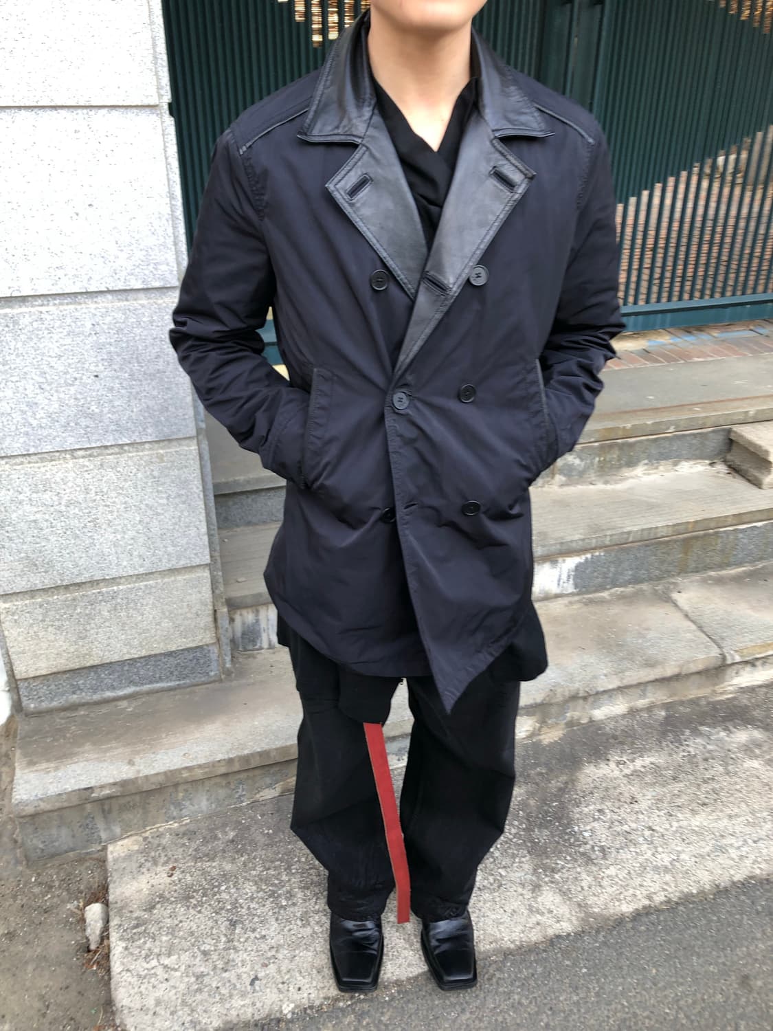 존 바바토스 레더(램스킨) 카라 코트 상품이미지3