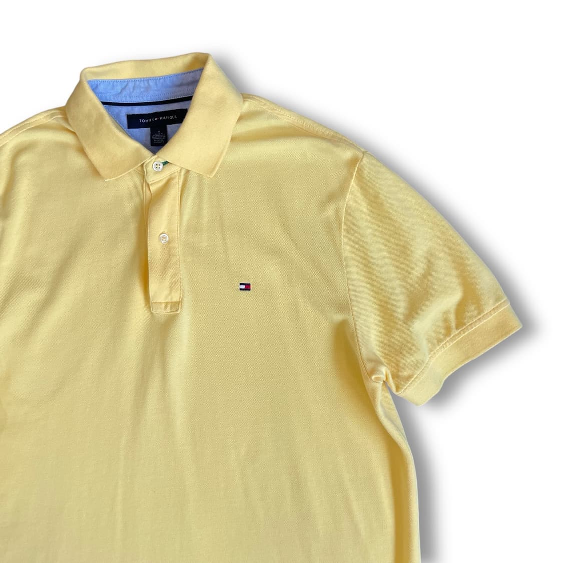 타미힐피거 옐로우 카라 반팔 티셔츠 M 상품이미지3