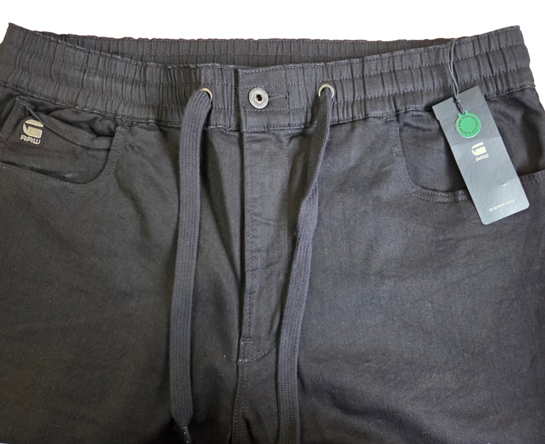 G-Star Raw 블랙 드로스트링 조거 팬츠(34) 상품이미지3