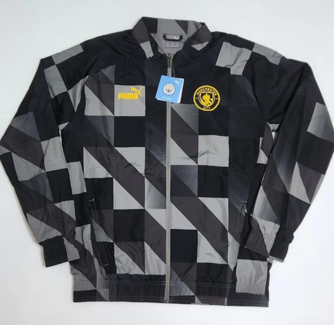 (해외L)맨시티 바람막이 자켓 축구 우븐 트레이닝 맨체스터시티 푸마 상품이미지1