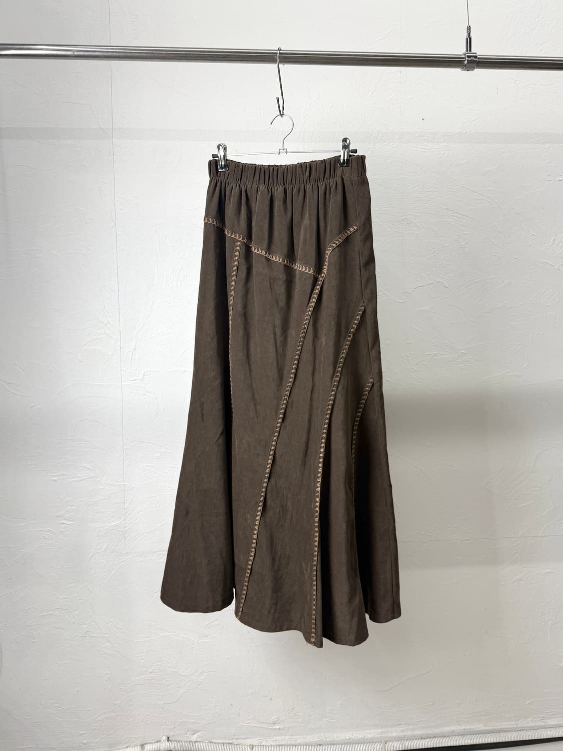 Marmaid 스트치 롱 스커트 상품이미지2