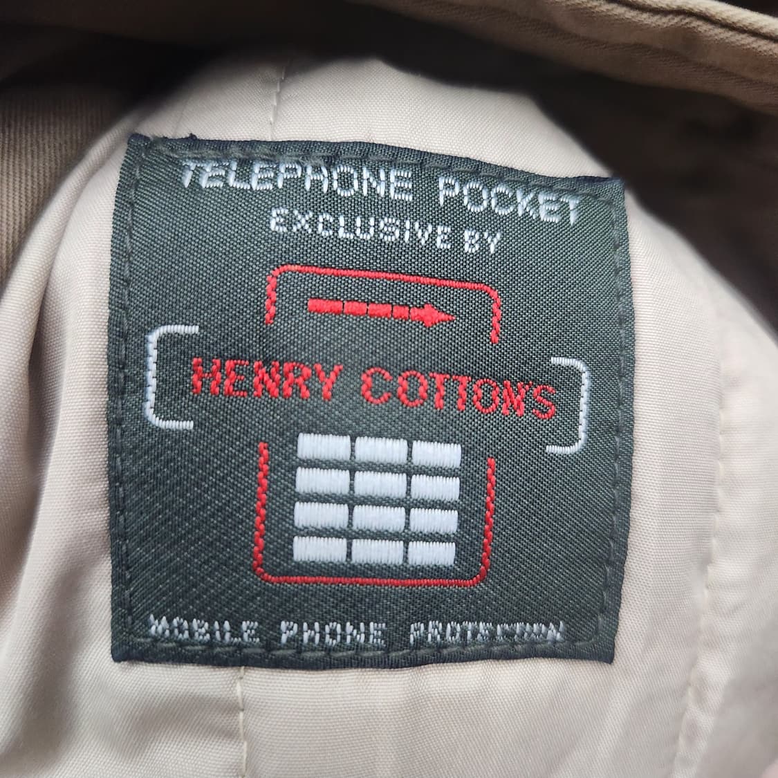 헨리코튼 로고 브라운 자켓(안감폴리) XL 상품이미지4