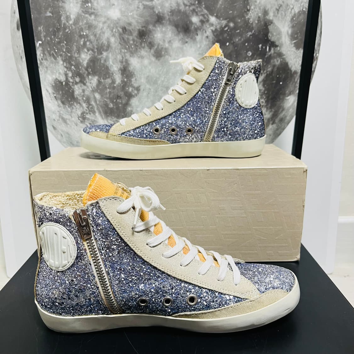 정품 37) 골든구스 글리터 스펀지 하이탑 스니커즈 235~240 상품이미지2