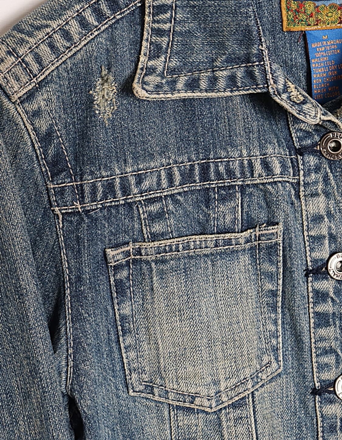 blue asphalt Denim Jacket 상품이미지3