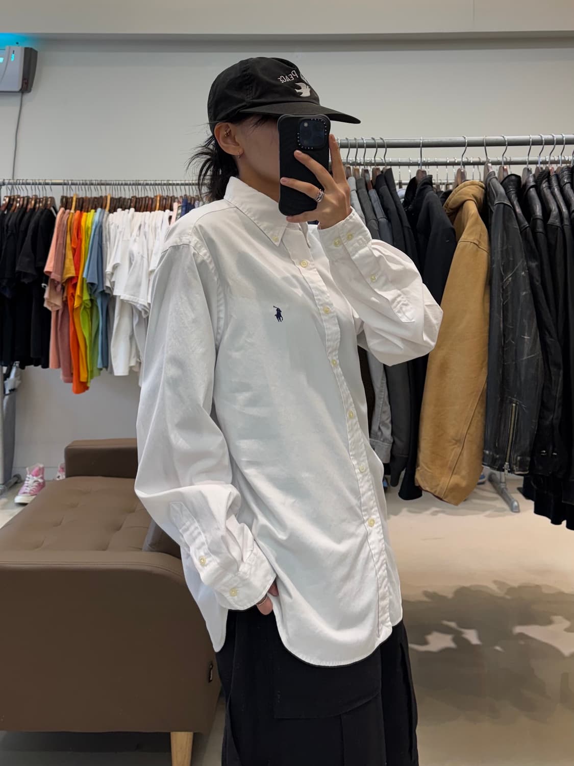 폴로 랄프로렌 셔츠 화이트  상품이미지7