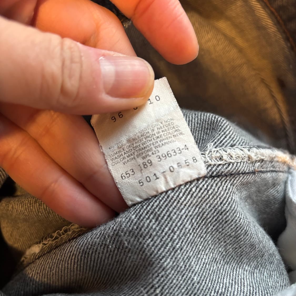 80년대 미국 리바이스 501 흑청 상품이미지10