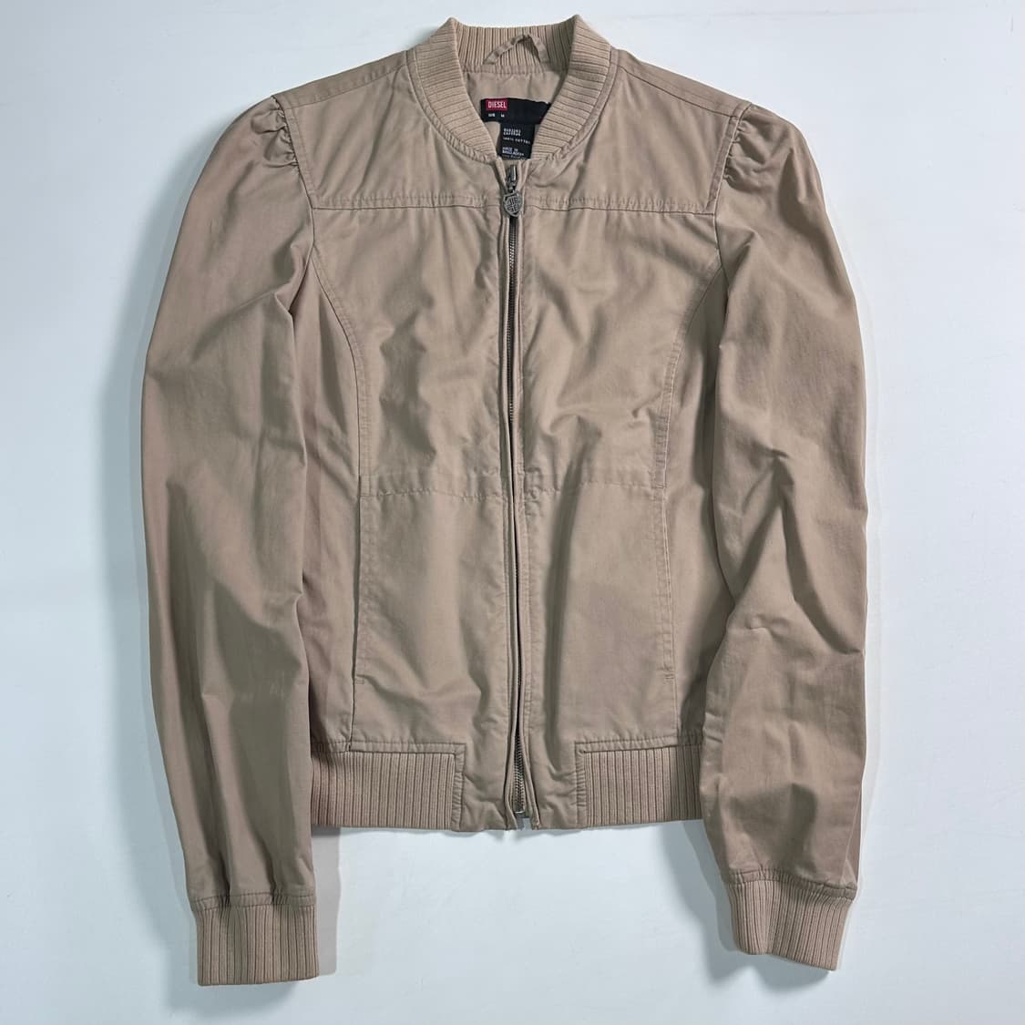 디젤 베이지 셔링 코튼 자켓   상품이미지1