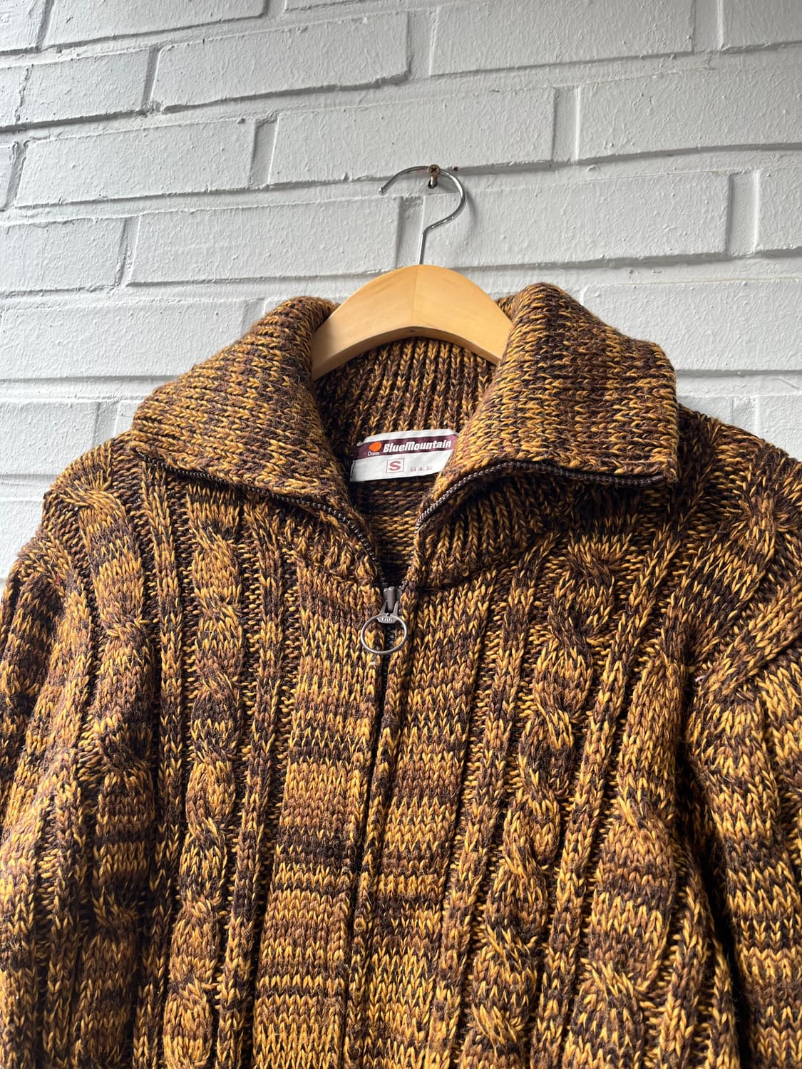 Blue mountain knit zip up 상품이미지3