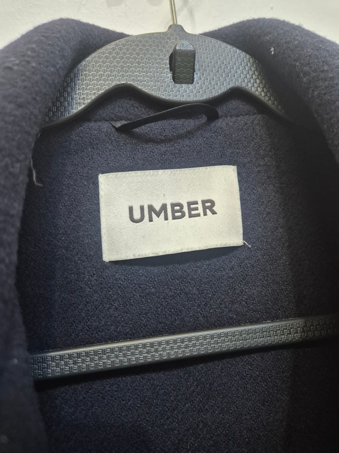 정품)엄버포스트파스트 숏 울 더플 코트 네이비3사이즈 상품이미지3